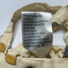 Load image into Gallery viewer, Girls Baby Baby, lightweight cotton suspender skirt, lemons, EUC, size 0000,  