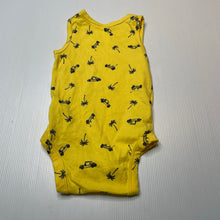 Load image into Gallery viewer, Boys Dymples, yellow singletsuit romper, EUC, size 00,  