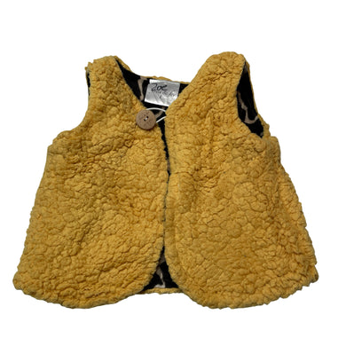 Girls Fred & Fer, soft fleece vest, GUC, size 1,  