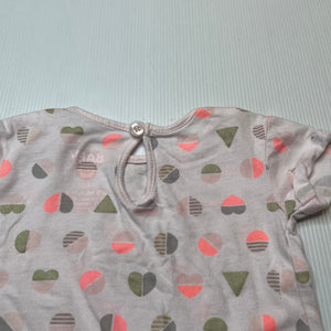 Girls Cotton On, cotton tee / top, FUC, size 00,  