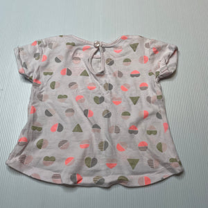 Girls Cotton On, cotton tee / top, FUC, size 00,  