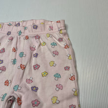 Load image into Gallery viewer, Girls Target, cotton leggings / bottoms, toadstools, EUC, size 000,  