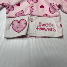 Load image into Gallery viewer, Girls FASHION CLASSIC, button-up cotton long sleeve top, GUC, size 0000,  
