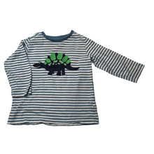 Load image into Gallery viewer, Boys KID, cotton long sleeve tee / top, dinosaur, GUC, size 2,  