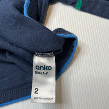 Load image into Gallery viewer, Boys Anko, soft cotton long sleeve top, GUC, size 2,  