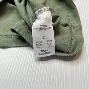 Boys Brilliant Basics, cotton long sleeve tee / top, dog, GUC, size 2,  