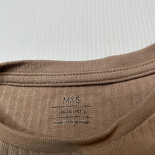 Load image into Gallery viewer, Girls M&amp;S, ribbed cotton long sleeve top, EUC, size 2,  