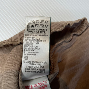 Girls M&S, ribbed cotton long sleeve top, EUC, size 2,  