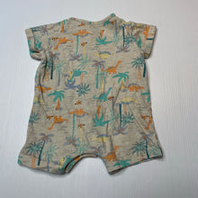 Load image into Gallery viewer, Boys Dymples, lightweight cotton romper, dinosaurs, EUC, size 000,  