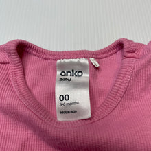 Load image into Gallery viewer, Girls Anko, ribbed stretchy bodysuit / romper, EUC, size 00,  