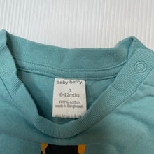 Load image into Gallery viewer, Boys Baby Berry, cotton Christmas tee / top, EUC, size 0,  