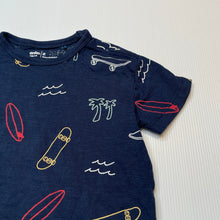 Load image into Gallery viewer, Boys Anko, navy cotton tee / top, EUC, size 2,  