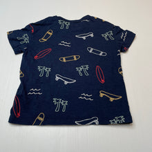 Load image into Gallery viewer, Boys Anko, navy cotton tee / top, EUC, size 2,  
