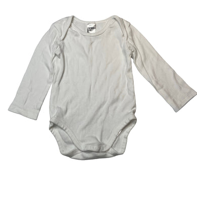 Unisex Anko, soft cotton bodysuit / romper, EUC, size 1,  