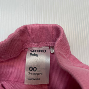 Girls Anko, ribbed stretchy leggings / bottoms, EUC, size 00,  