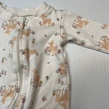 Load image into Gallery viewer, Girls Anko, soft cotton zip coverall / romper, GUC, size 0000,  