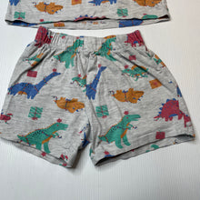 Load image into Gallery viewer, Boys Milkshake, Christmas dinosaur pyjama top &amp; shorts, FUC, size 2,  