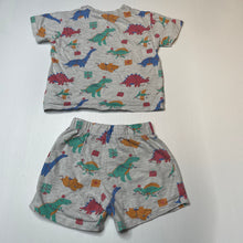Load image into Gallery viewer, Boys Milkshake, Christmas dinosaur pyjama top &amp; shorts, FUC, size 2,  