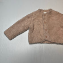 Load image into Gallery viewer, Girls Baby Berry, soft fluffy stretchy cardigan, EUC, size 0,  
