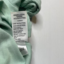 Load image into Gallery viewer, Unisex Dymples, ribbed stretchy organic cotton blend top, GUC, size 00,  