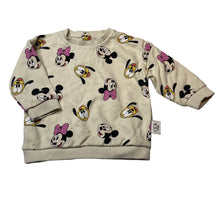 Load image into Gallery viewer, Girls Disney, fleece lined sweater / jumper, Minnie Mouse, GUC, size 0,  