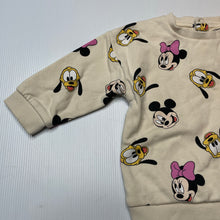 Load image into Gallery viewer, Girls Disney, fleece lined sweater / jumper, Minnie Mouse, GUC, size 0,  