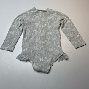 Girls Anko, long sleeve swim one-piece, EUC, size 1,  
