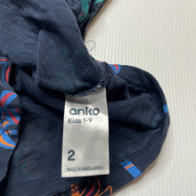 Load image into Gallery viewer, Boys Anko, navy cotton tank top, GUC, size 2,  