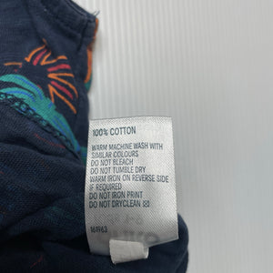 Boys Anko, navy cotton tank top, GUC, size 2,  