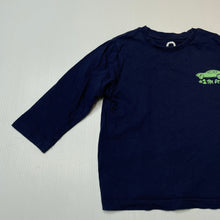 Load image into Gallery viewer, Boys Brilliant Basics, navy cotton long sleeve tee / top, EUC, size 2,  
