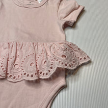Load image into Gallery viewer, Girls Country Road, organic cotton blend bodysuit / romper, EUC, size 000,  