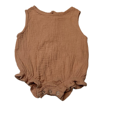 Girls QUINN + COCO, crinkle cotton summer romper, GUC, size 1,  