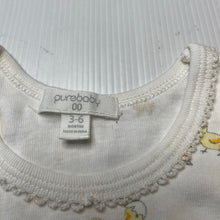 Load image into Gallery viewer, Girls purebaby, organic cotton singletsuit romper, chicks, EUC, size 00,  