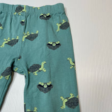 Load image into Gallery viewer, Unisex Dymples, stretchy leggings / bottoms, tortoises, Inside leg: 27.5cm, GUC, size 2,  