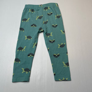 Unisex Dymples, stretchy leggings / bottoms, tortoises, Inside leg: 27.5cm, GUC, size 2,  