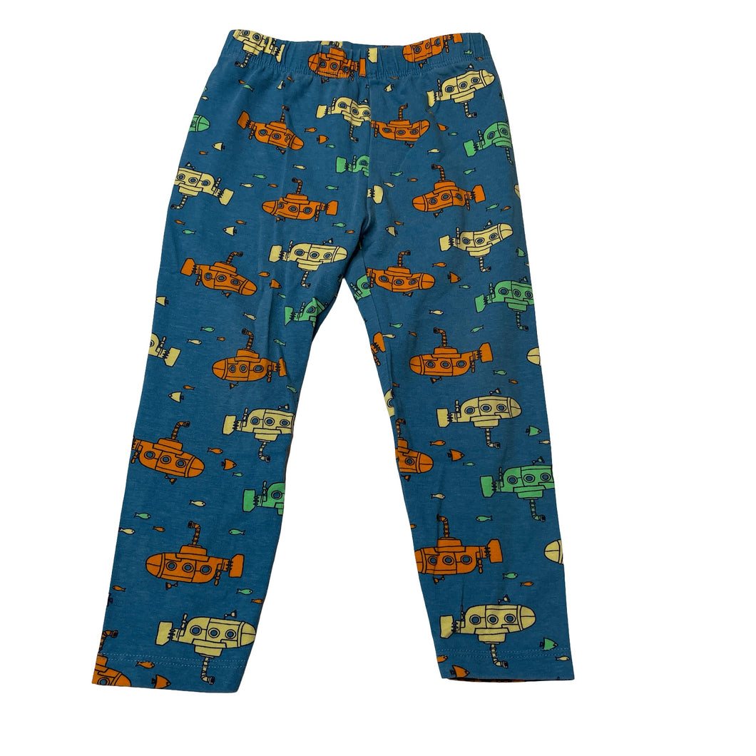 Unisex Dymples, stretchy leggings / bottoms, submarines, Inside leg: 28cm, GUC, size 2,  