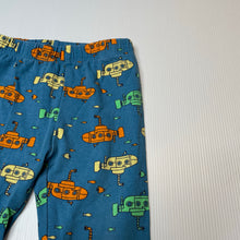 Load image into Gallery viewer, Unisex Dymples, stretchy leggings / bottoms, submarines, Inside leg: 28cm, GUC, size 2,  