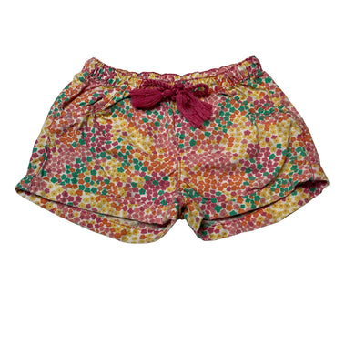 Girls Milkshake, lightweight floral cotton shorts, elasticated, FUC, size 4,  
