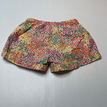 Load image into Gallery viewer, Girls Milkshake, lightweight floral cotton shorts, elasticated, FUC, size 4,  