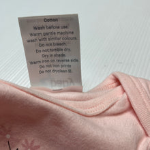 Load image into Gallery viewer, Girls 4 Baby, pink cotton bodysuit / romper, EUC, size 00000,  