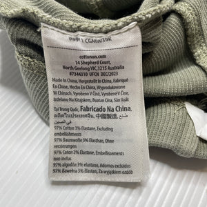 Unisex Cotton On, ribbed stretchy leggings / bottoms, GUC, size 0,  