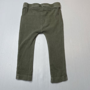 Unisex Cotton On, ribbed stretchy leggings / bottoms, GUC, size 0,  