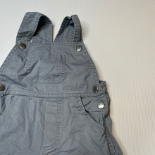 Load image into Gallery viewer, Boys SPUNKY KIDS, grey cotton overalls / dungarees, GUC, size 0,  