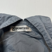 Load image into Gallery viewer, Boys SPUNKY KIDS, grey cotton overalls / dungarees, GUC, size 0,  