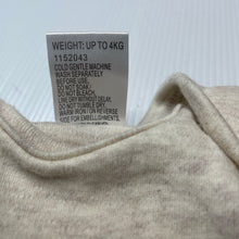 Load image into Gallery viewer, Unisex Baby Berry, oatmeal marle cotton singletsuit / bodysuit, EUC, size 0000,  