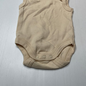 Unisex Baby Berry, soft cotton singletsuit / bodysuit, EUC, size 0000,  