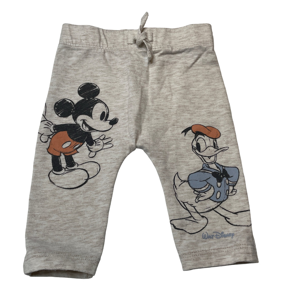 Unisex Disney, Mickey Mouse / Donald Duck leggings / bottoms, GUC, size 000,  