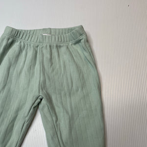 Unisex Dymples, soft feel ribbed footed leggings / bottoms, EUC, size 000,  