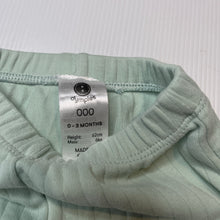 Load image into Gallery viewer, Unisex Dymples, soft feel ribbed footed leggings / bottoms, EUC, size 000,  
