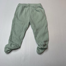 Load image into Gallery viewer, Unisex Dymples, soft feel ribbed footed leggings / bottoms, EUC, size 000,  